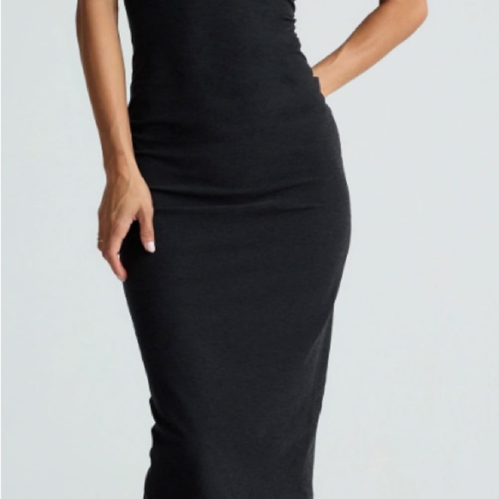 Beyond Yoga Black Strapless Bodycon Dress - Picture 2 of 7